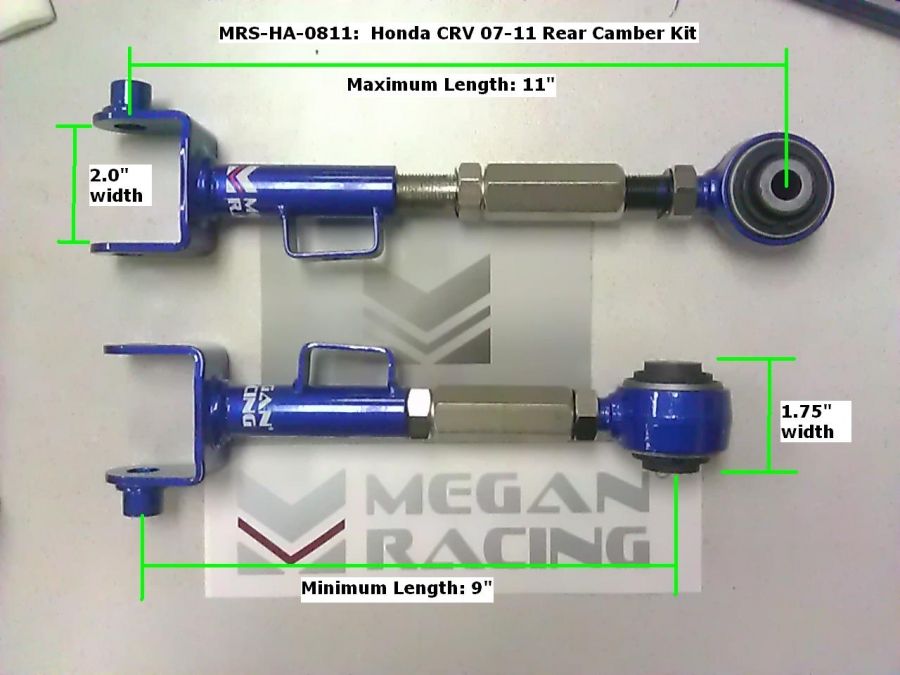 07-11 Honda CRV Megan Racing Rear Camber Arms
