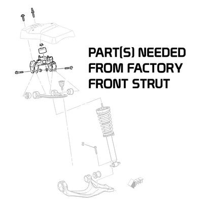 08-13 Cadillac CTS, CTS-V RWD Megan Racing - EZ I Series Coilovers