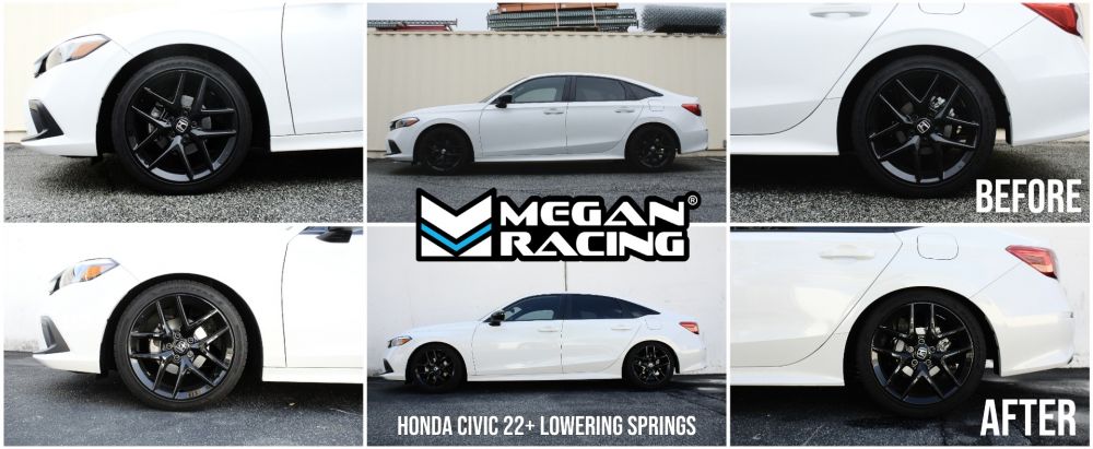 22-UP Honda Civic Megan Racing Lowering Springs