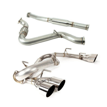 Nameless Catback 3.5" Single Wall Polished Tips 11 - 14 WRX Hatchback / 08 - 14 STI Hatchback - Catback - Nameless Performance