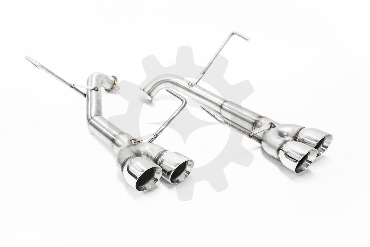 Nameless Performance Axle Back 3" Double Wall Polished Tips 2015 - 2021 WRX / 2015 - 2018 STI - Axle Back - Nameless Performance