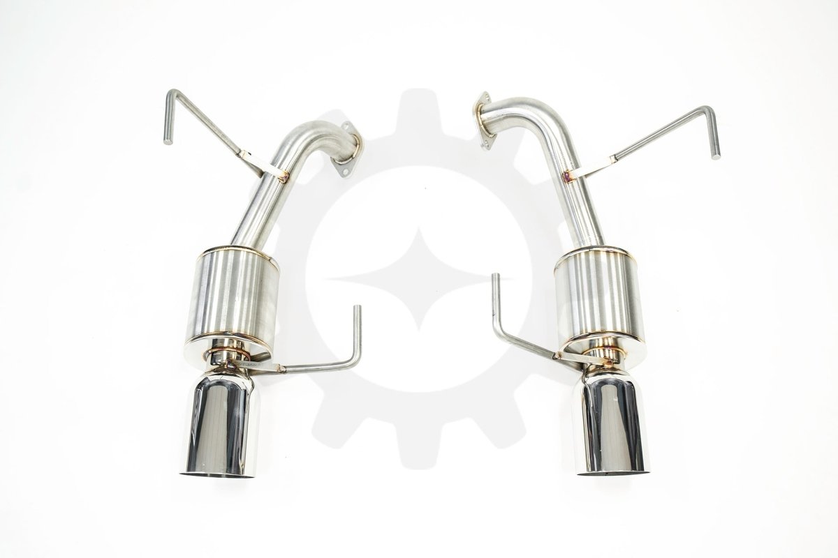 Nameless Performance Axle Back Exhaust w/ Mufflers 4in Single Wall Tips 2014 - 2017 Forester XT - Axle Back - Nameless Performance