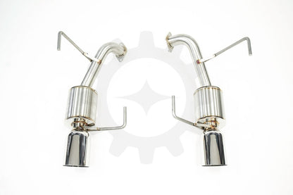 Nameless Performance Axle Back Exhaust w/ Mufflers 4in Single Wall Tips 2014 - 2017 Forester XT - Axle Back - Nameless Performance