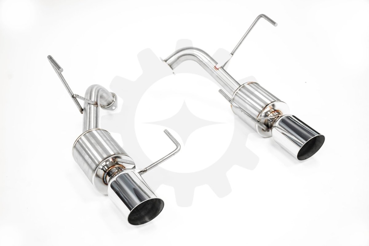 Nameless Performance Axle Back Exhaust w/ Mufflers 4in Single Wall Tips 2014 - 2017 Forester XT - Axle Back - Nameless Performance
