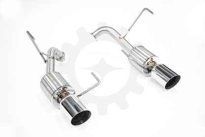 Nameless Performance Axle Back Exhaust w/ Mufflers 4in Single Wall Tips 2014 - 2017 Forester XT - Axle Back - Nameless Performance