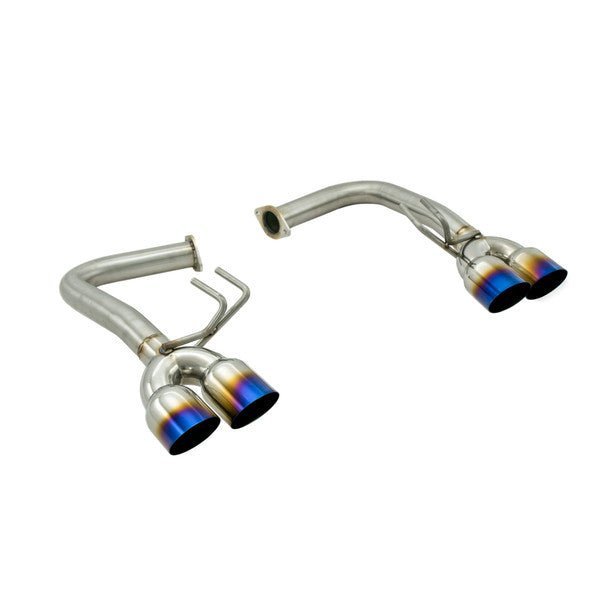 Nameless Performance Axle Back Neochrome Tips for Invidia Q300 / R400 Catback Exhaust Systems 2011 - 2021 WRX Sedan / 2011 - 2021 STI Sedan - Axle Back - Nameless Performance