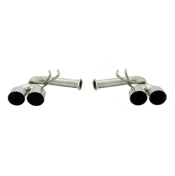 Nameless Performance Axle Back Polished Tips for Invidia Q300 / R400 Catback Exhaust Systems 2011 - 2021 WRX Sedan / 2011 - 2021 STI Sedan - Axle Back - Nameless Performance