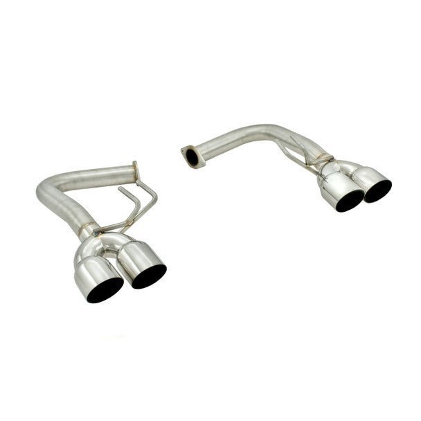 Nameless Performance Axle Back Polished Tips for Invidia Q300 / R400 Catback Exhaust Systems 2011 - 2021 WRX Sedan / 2011 - 2021 STI Sedan - Axle Back - Nameless Performance