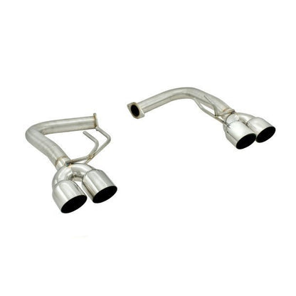 Nameless Performance Axle Back Polished Tips for Invidia Q300 / R400 Catback Exhaust Systems 2011 - 2021 WRX Sedan / 2011 - 2021 STI Sedan - Axle Back - Nameless Performance