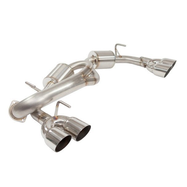 Nameless Performance Axle Back w/ 3.5" Single Wall Polished Tips and 5" Mufflers 2011 - 2014 WRX Hatchback / 2008 - 2014 STI Hatchback - Axle Back - Nameless Performance