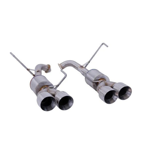 Nameless Performance Axle Back w/ 4" Double Wall Polished Tips and 5" Mufflers 2022 - 2024 WRX - Axle Back - Nameless Performance