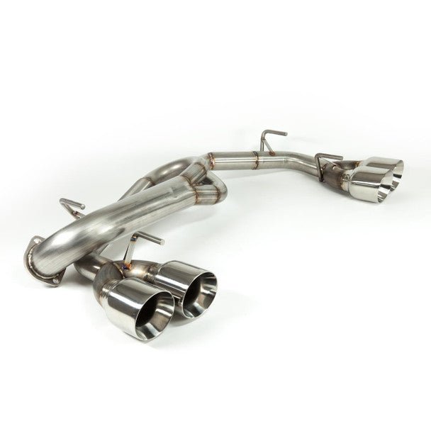 Nameless Performance Catback 4" Double Wall Polished Tips 11 - 14 WRX Hatchback / 08 - 14 STI Hatchback - Catback - Nameless Performance