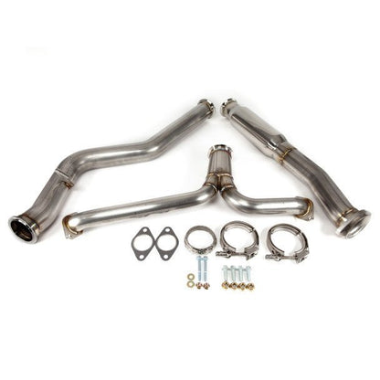 Nameless Performance Catback w/ 3" Double Wall Polished Tips and 4" Mufflers 15 - 21 WRX / 15 - 18 STI - Catback - Nameless Performance