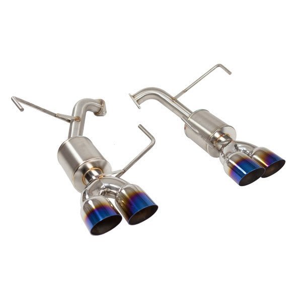 Nameless Performance Catback w/ 3.5" Single Wall Neochrome Tips and 5" Mufflers 2022 - 2024 WRX - Catback - Nameless Performance