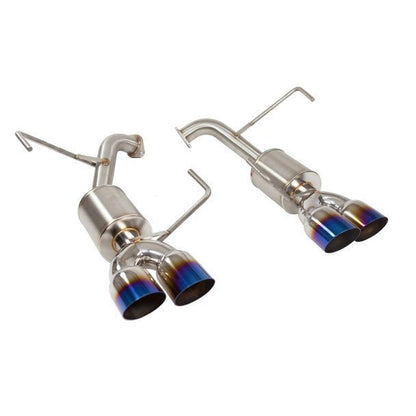 Nameless Performance Catback w/ 3.5" Single Wall Neochrome Tips and 5" Mufflers 2022 - 2024 WRX - Catback - Nameless Performance