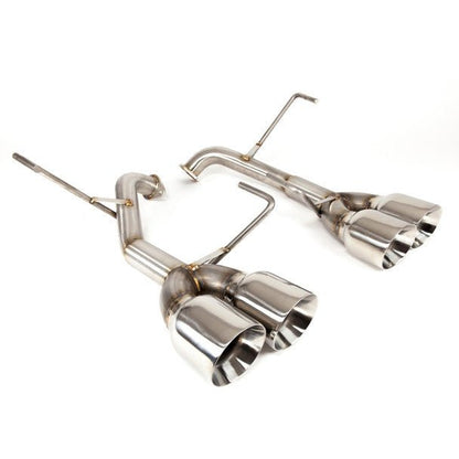 Nameless Performance Catback w/ 4" Double Wall Polished Tips 11 - 14 WRX Sedan / 11 - 14 STI Sedan - Catback - Nameless Performance