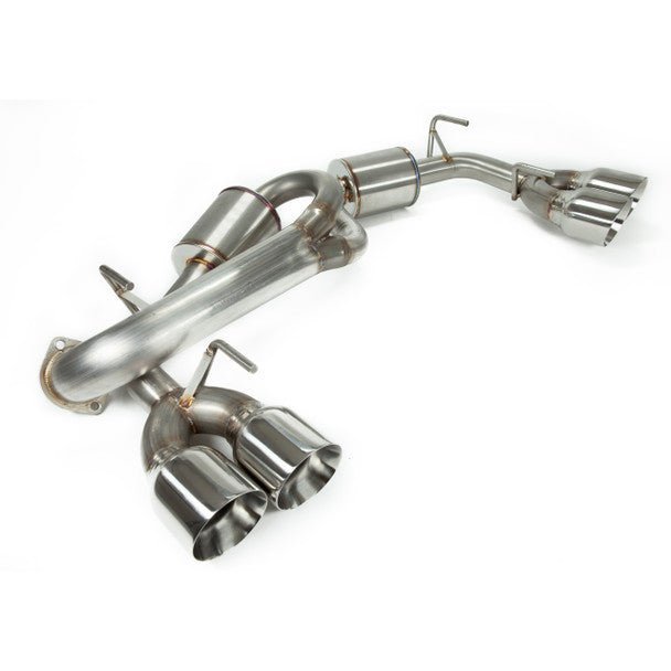 Nameless Performance Catback w/ 4" Double Wall Polished Tips and 5" Mufflers 2011 - 2014 WRX Hatchback / 2008 - 2014 STI Hatchback - Catback - Nameless Performance