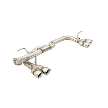 Nameless Performance Quad Exit Axle Back Exhaust Polished Tips 2017 - 2022 Impreza Wagon - Axle Back - Nameless Performance