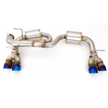 Nameless Performance Quad Exit Axle Back Exhaust w/ Neochrome Tips & 5" Mufflers 17 - 23 Impreza Wagon - Axle Back - Nameless Performance