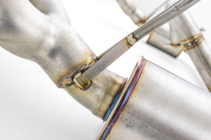 Nameless Performance Quad Exit Axle Back w/ 5" Mufflers 2013 - 2017 Crosstrek XV - Axle Back - Nameless Performance