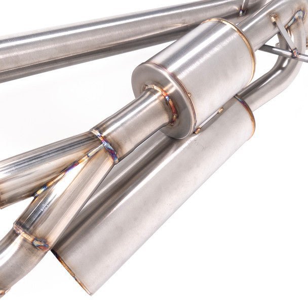 Nameless Performance Quad Exit Dual Chamber Axleback 2024 - 2025 Crosstrek - Axle Back - Nameless Performance
