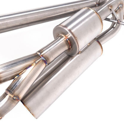 Nameless Performance Quad Exit Dual Chamber Axleback 2024 - 2025 Crosstrek - Axle Back - Nameless Performance