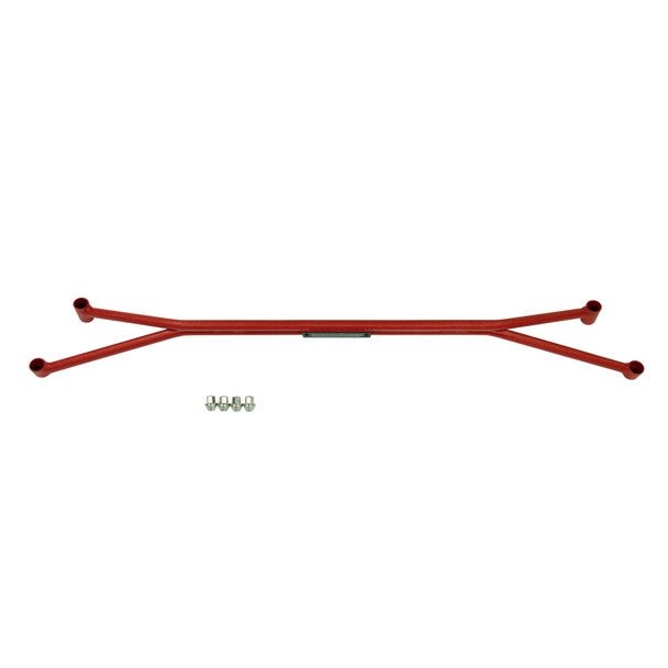 Nameless Performance Red Front Strut Tower Bar 2010 - 2014 Outback / 2010 - 2014 Legacy Non Turbo - Strut Tower Bars - Nameless Performance