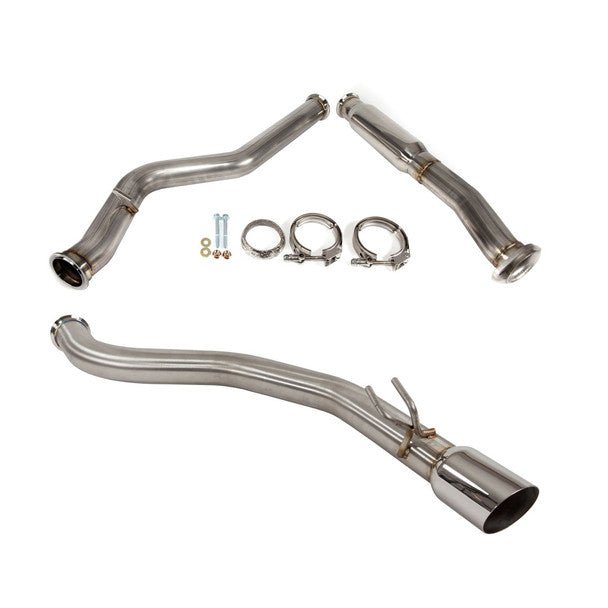 Nameless Performance Track Package Catback W/ 4" Double Wall Polished Tip 15 - 21 WRX / 15 - 18 STI - Catback - Nameless Performance