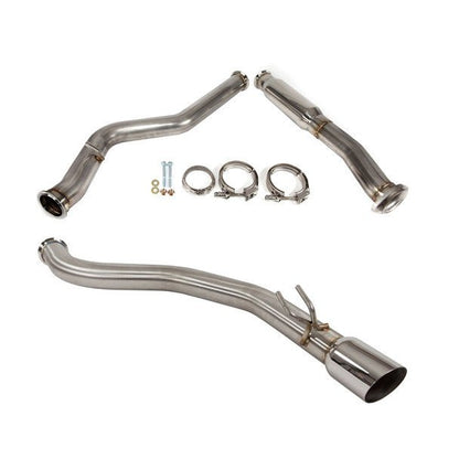 Nameless Performance Track Package Catback W/ 4" Double Wall Polished Tip 15 - 21 WRX / 15 - 18 STI - Catback - Nameless Performance