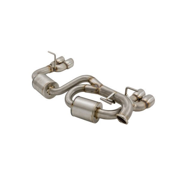 Nameless Quad Exit Axle Back Exhaust w/ 5" Mufflers 18 - 21 Crosstrek / 17 - 21 Impreza Hatchback - Axle Back - Nameless Performance