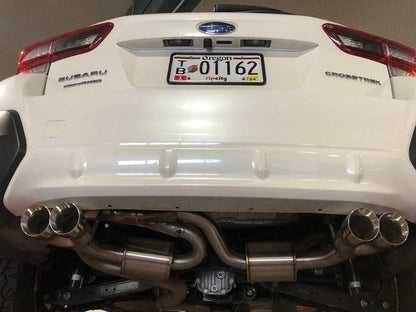 Nameless Quad Exit Axle Back Exhaust w/ 5" Mufflers 18 - 21 Crosstrek / 17 - 21 Impreza Hatchback - Axle Back - Nameless Performance