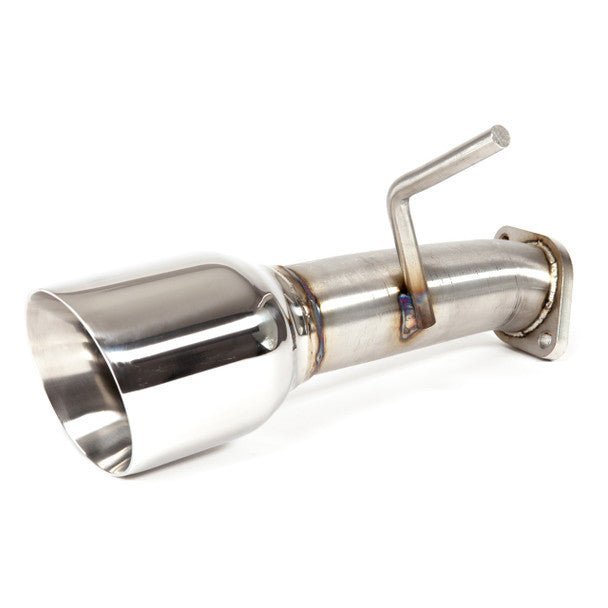 Nameless Single Exit 2.5in Track Pipe w/ 4" Double Wall Polished Tip 17 - 21 BRZ / 17 - 21 86 - Axle Back - Nameless Performance