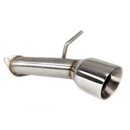 Nameless Single Exit 2.5in Track Pipe w/ 4" Double Wall Polished Tip 17 - 21 BRZ / 17 - 21 86 - Axle Back - Nameless Performance