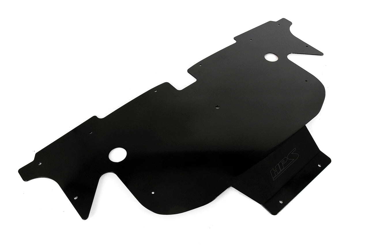 HPS Aluminum REAR Skid Plate Undertray Protection Shield 2017-2023 Tesla Model 3, Black, SP-102