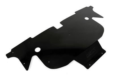 HPS Aluminum REAR Skid Plate Undertray Protection Shield 2017-2023 Tesla Model 3, Black, SP-102