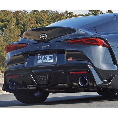 HKS Super Turbo Muffler Axleback Exhaust - 2019+ Toyota GR Supra