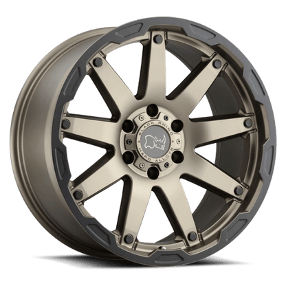 Black Rhino OCEANO Matte Bronze W/ Black Ring 20x9.5 +12 6x135mm 87.1mm