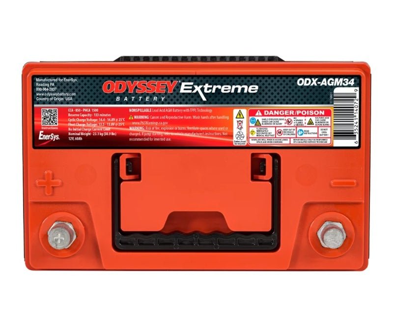 Odyssey Battery Auto/Truck/Heavy Duty & Commercial Extreme AGM Battery (34-PC1500T)-Batteries-Odyssey Battery