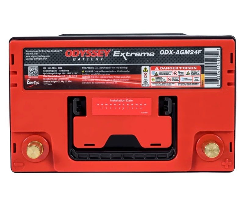 Odyssey Battery Auto/Truck/Heavy Duty & Commercial Extreme AGM Battery (NSB-AGM24F)-Batteries-Odyssey Battery