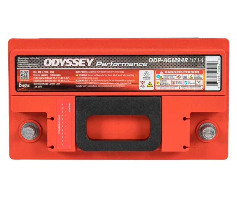 Odyssey Battery Auto/Truck/Heavy Duty & Commercial Performance AGM Battery (94R-850)-Batteries-Odyssey Battery