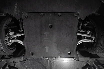 HPS Aluminum Front Skid Plate Undertray Protection Shield 2020-2023 Tesla Model Y, Black, SP-101