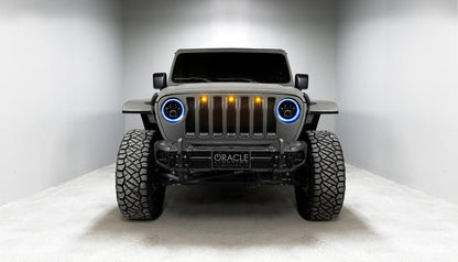 Oracle Jeep Wrangler JL/Gladiator JT 7in. High Powered LED Headlights (Pair) - Dynamic Headlights