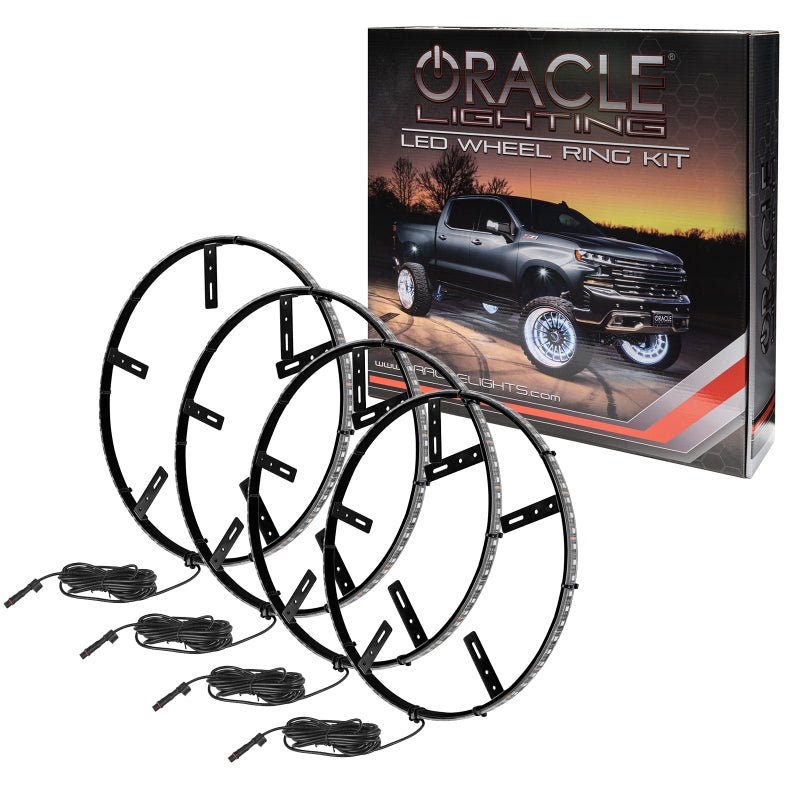 Oracle LED Illuminated Wheel Rings - White-Light Strip LED-ORACLE Lighting