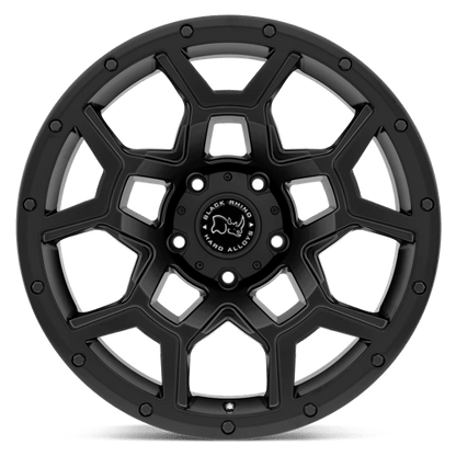 Black Rhino OVERLAND Matte Black 17x8 +35 5x120mm 76.1mm