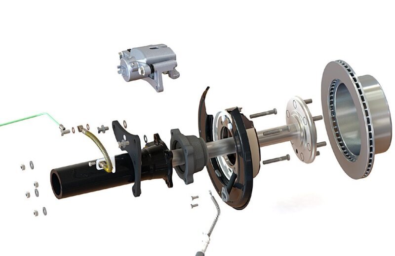 Pedders 05-20 Toyota Tacoma (6 Lug) Rear Brake Conversion Kit-Brake Kits - OE-Pedders
