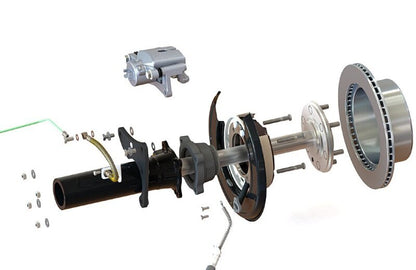 Pedders 05-20 Toyota Tacoma (6 Lug) Rear Brake Conversion Kit-Brake Kits - OE-Pedders
