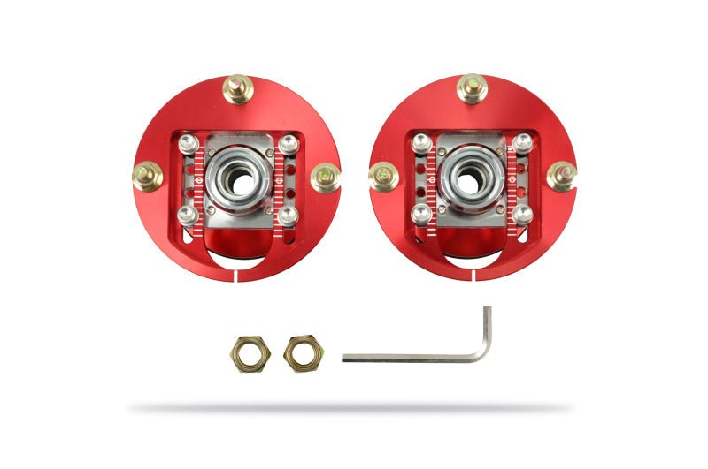 Pedders 09-14 Chevrolet Camaro Adjustable Camber Plates-Alignment Kits-Pedders