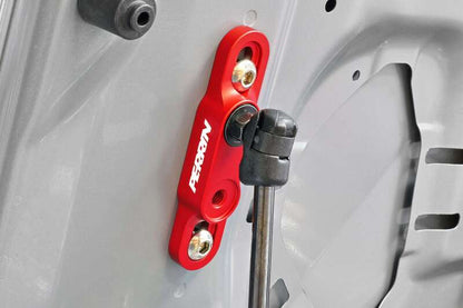 PERRIN 15+ Subaru WRX/STI High-Lift Hood Brackets - Red-Hood Struts-Perrin Performance