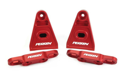 PERRIN 15+ Subaru WRX/STI High-Lift Hood Brackets - Red-Hood Struts-Perrin Performance