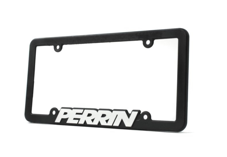 PERRIN License Plate Frame - Black w/White Lettering